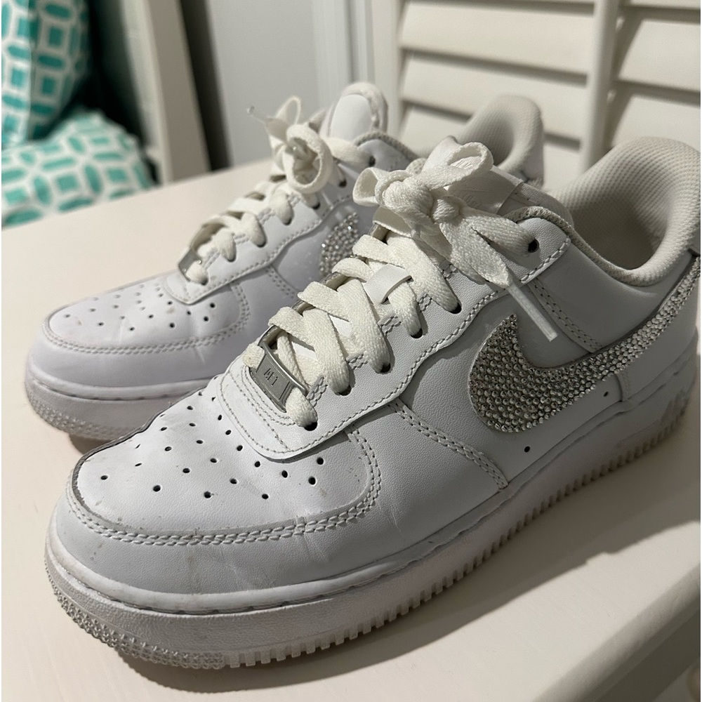 swarovski crystal airforces | size 7.5